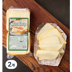 캘리포니아셀랙드팜스 뮌스터 슬라이스 치즈, 681g, 2개