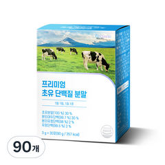 퍼펙토 프리미엄 초유 단백질 분말 스틱, 90g, 3개