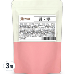 인차 칡 가루 분말, 500g, 3개