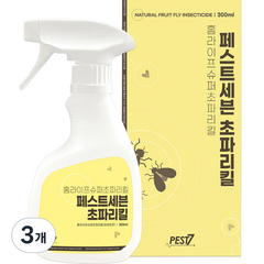 페스트세븐 초파리킬 살충제, 3개, 300ml