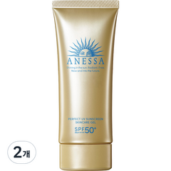 아넷사 퍼펙트 UV 선스크린 스킨케어 젤 N SPF50+ PA++++, 90g, 2개