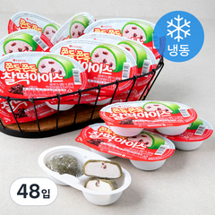 롯데웰푸드 찰떡아이스 (냉동), 90ml, 48개