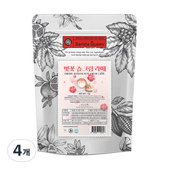 바리스타퀸 벚꽃 슈크림 라떼분말, 1kg, 4개