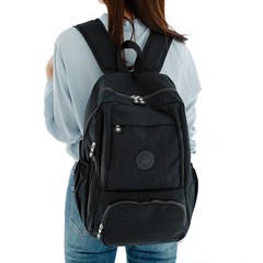 루루백 여성용 hood 가벼운 방수 여행 노트북 백팩