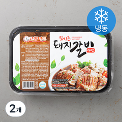 맛기픈 고향미트 돼지 갈비 양념 (냉동), 1kg, 2개