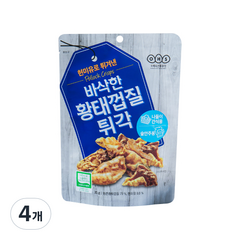 바삭한 황태 껍질 튀각, 35g, 4개