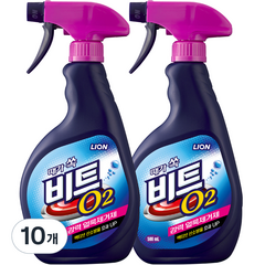 비트 비트 오투 폼 스프레이 강력 얼룩 제거제, 10개, 500ml