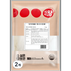 식자재왕 옥수수 전분 99%, 1kg, 2개