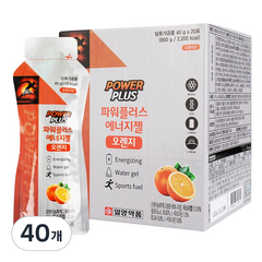 일양약품 파워플러스 에너지젤 오렌지맛 40g, 40개