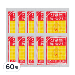 신진식품 신당분 뉴슈가, 60g, 60개