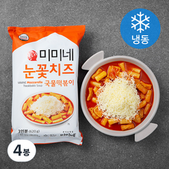 미미네 눈꽃치즈 국물떡볶이 (냉동), 620g, 4봉