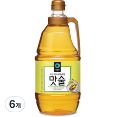 청정원 생강&매실 맛술, 1.8L, 6개