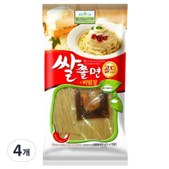 칠갑농산 쌀쫄면골드 + 비빔장, 600g, 4개