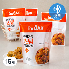 아임닭 한입가득 스팀 닭가슴살 깐풍기 (냉동), 15개, 100g