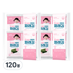 퓨어잇 아동용 핑크솔트 파래김 2g, 120봉