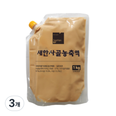 새한비아이에프 사골농축액, 1kg, 3개