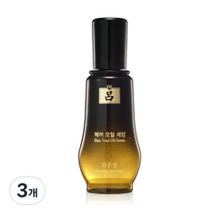 려 화윤생 토탈 헤어오일 세럼, 100ml, 3개