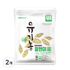 대구농산 유기농 찰현미, 4kg, 2개