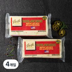 퍼시픽 페퍼 잭 치즈, 227g, 4개입