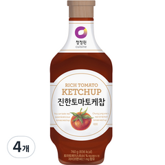 대상 청정원 진한케찹, 760g, 4개