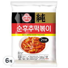 오뚜기 순후추 떡볶이, 426.4g, 6개