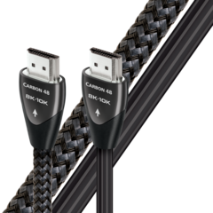 오디오퀘스트 HDMI Carbon 48 HDMI 케이블 차콜, 1개, 1m