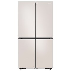 삼성전자 비스포크 4도어 냉장고 메탈 870L 방문설치, 매트 크리미 베이지, RF84C926A4E