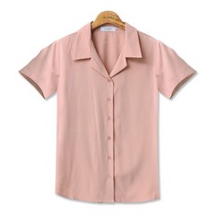 코카리나 여성용 체리콘 반팔 베이직 루즈핏 무지 반팔 셔츠