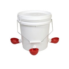 자동 컵니플 닭 급수기 B형 80L, 10리터