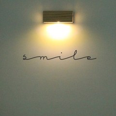 1AM 갤러리벽등, Smile(스티커), 진회(컬러칩)