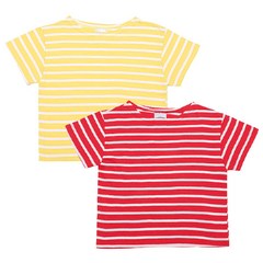 레인보우키즈 유아동 모히또 단가라 반팔 티셔츠 2종세트