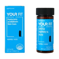 동국제약 YOUR FIT 피부건강 히알루론산 & 비오틴 영양제 24g, 1개