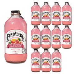 분다버그 핑크 그레이프푸르트 탄산음료, 375ml, 12개
