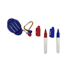 골프 공 마킹 펜 T형 볼 라이너 캐디 버디 용품 악세사리, 파랑 - 1set