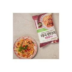 풀무원 아침식사대용 태국볶음쌀국수 팟타이 (2인분) (344g) 간편식 맛있는밥 즉석식품, 4개