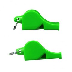 2-5pack 비상 생존 플라스틱 휘파람 해양 안전 캠핑 보트 녹색, 초록, 4개, ABS 플라스틱, 5개
