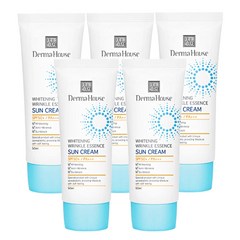 더마하우스 미백 링클 3중기능성 에센스 썬크림50mlx5개_3중기능성 SPF50+PA+++, 5개, 50ml, 5개