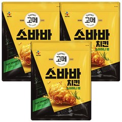 고메 소바바치킨 소이허니 봉, 3개, 650g