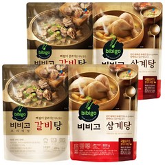 CJ 비비고 삼계탕 800g x 2봉 + 비비고 갈비탕 400g x 2봉, 1세트