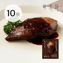 바르닭 소스품은 닭가슴살 사천짜장맛, 100g, 10팩