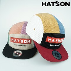[햇츠온]H2131-003 HatsON 브랜드 남자 여자 사계절 캠프캡 코디 스냅백 패션 챙 야구 모자 블랙 볼캡 AA