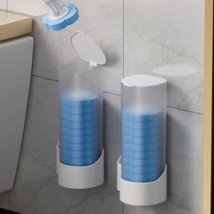 원터치 올인원 일회용 청소솔 빈틈브러쉬 욕조 세면대 화장실 청소솔, 1세트(본체1개 + 리필용 교체헤드6개입)