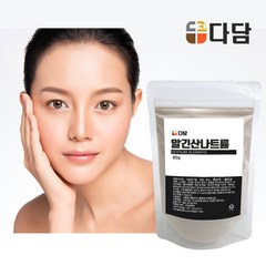 다담웰푸드 알긴산나트륨(해초가루) 80g 보습에 좋은 천연팩, 알긴산나트륨 80g, 1개