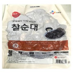 이츠웰 찰순대(슬라이스) 60개 내외입 1Kg x 2봉, 2개