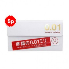 사가미 오리지널 0.01 콘돔, 5개입, 2개