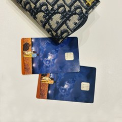 카드스티커 신용카드 교통카드 체크카드 주문제작 스티커 1+1 2+2 커스텀 리폼 스킨 명화 사진 포토 필름 랩핑 방수, 일반형, 무광방수, 2+2(4개)