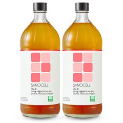 사노셀 유기농 애플사이다비니거 1L, 2개