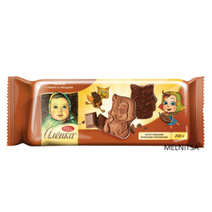 알룐카 쿠키 위드 초콜릿 아이싱 190g Alyonka Cookie With Chocolate Icing 190g, 1개