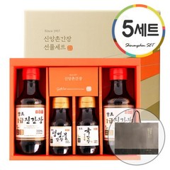 [신앙촌] 양조간장 선물세트 스타 8호 (5세트 쇼핑백 증정), 단품