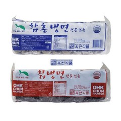 선비찬 옥천혼합냉면사리 함흥냉면사리 2Kg+칡냉면사리 2Kg(20인분/사리면만) HACCP시설 제조, 2Kg x 2팩, 2kg